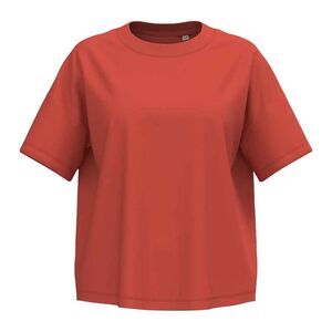 Native Spirit Womens/Ladies Oversized T-Shirt / Paprika
